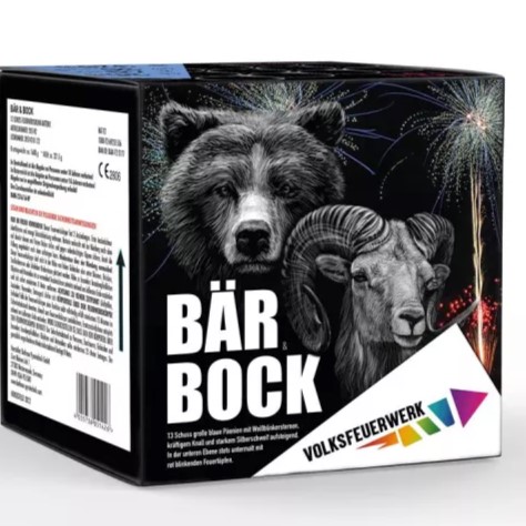 Volksfeuerwerk Bär & Bock 13-Schuss-Feuerwerk-Batterie