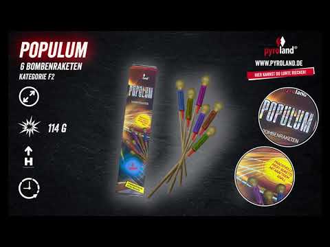 POPULUM - 6-teiliges Raketen-Sortiment