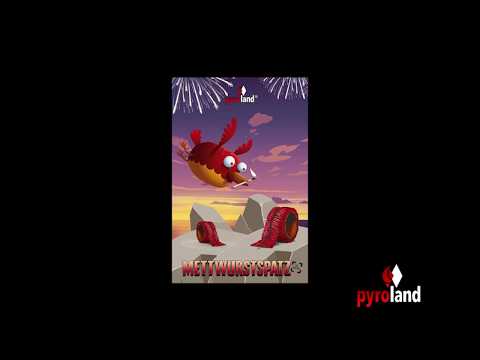 Pyroland METTWURSTSPATZ 16-Schuss-Feuerwerk-Batterie