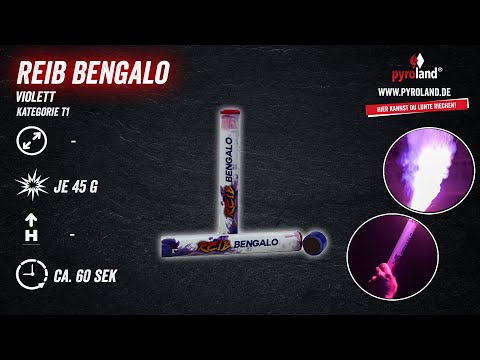 Reib Bengalo 60s, violett