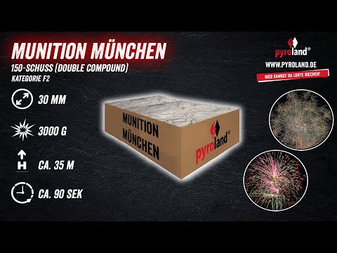 Munition München 150-Schuss-Feuerwerkverbund (Double Compound)